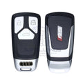 Audi nøglehus / nøgleskal – 3 knapper (RS-design bagcover, HU162T)