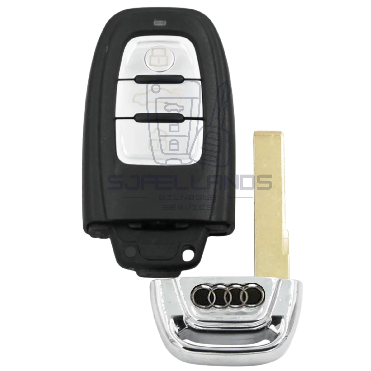 Audi Nøglehus - 3 knapper