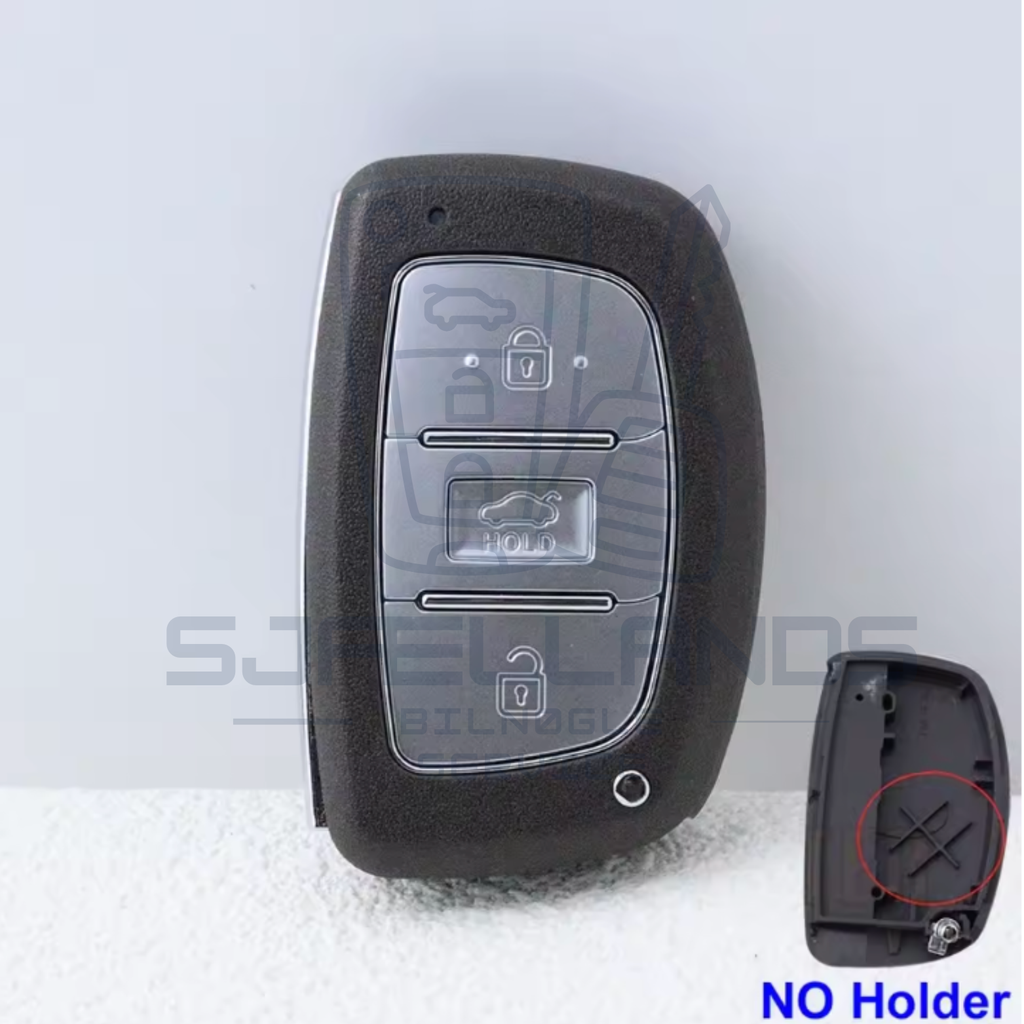 Hyundai & Kia Smart Key Nøglehus – 3 eller 4 knapper (Keyless Go)