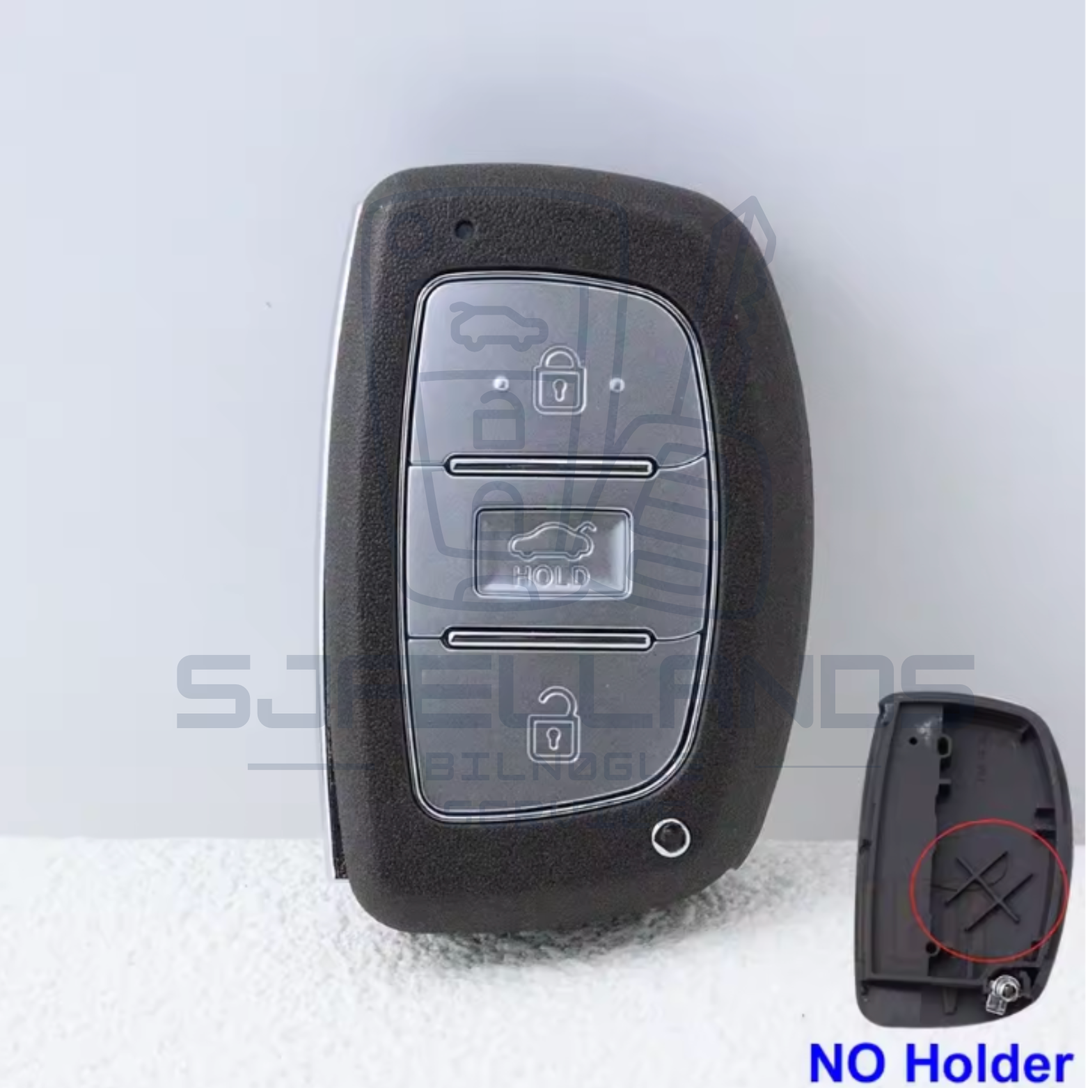 Hyundai & Kia Smart Key Nøglehus – 3 eller 4 knapper (Keyless Go)