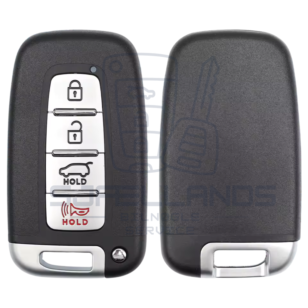 Hyundai / Kia Smart Key Nøglehus – 3 eller 4 knapper (TOY40 / HYN14R)