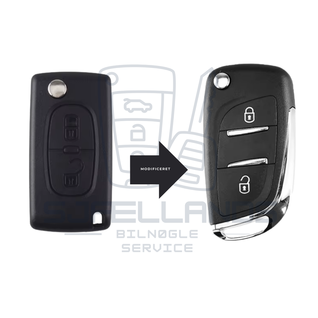 Peugeot & Citroën Flip-nøgle – Opgradering VA2 (CE0523)