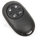 Fiat 500e / 500X Nøglehus – 4 Knapper (SIP22)