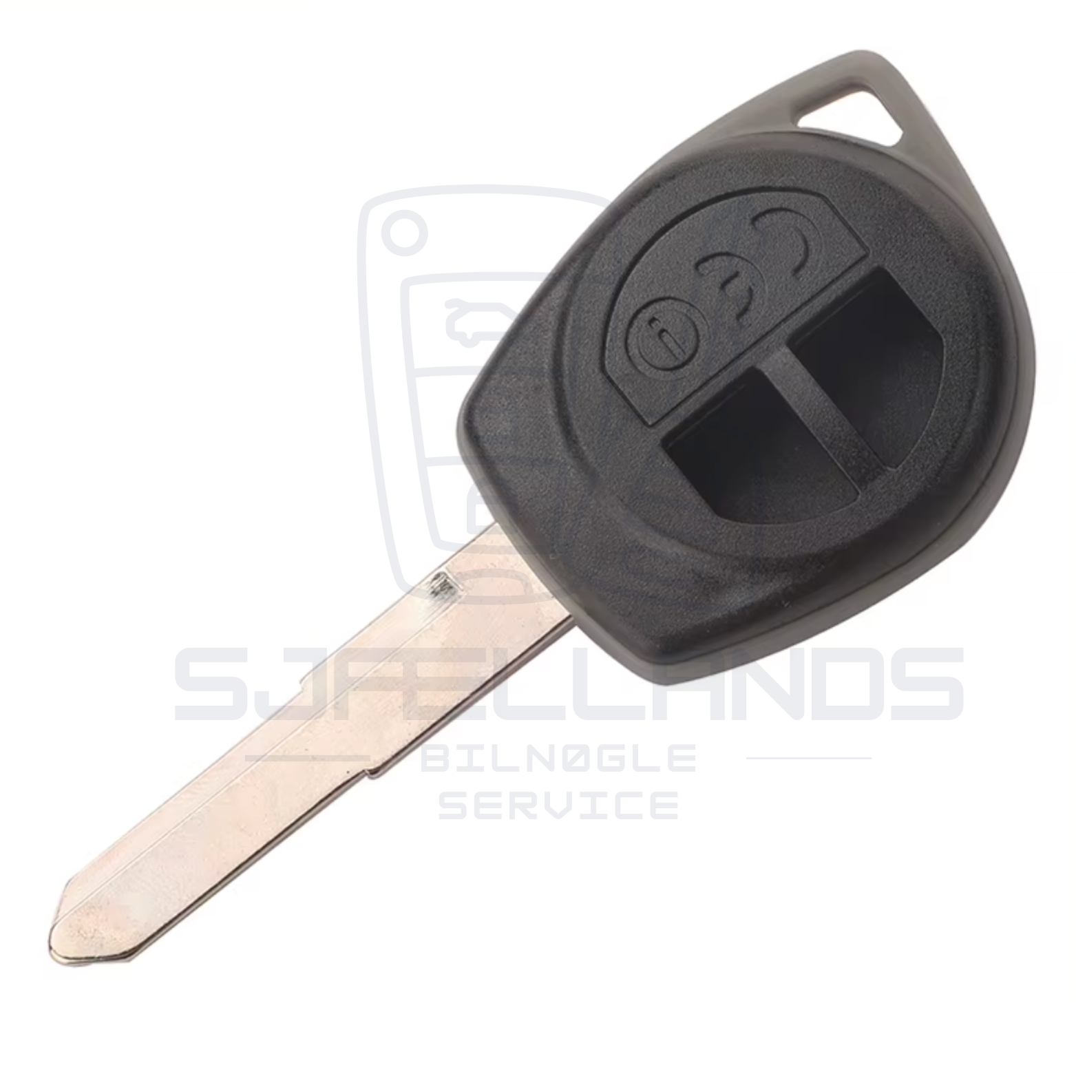 Suzuki nøglehus / nøgleskal – 2 knapper (HU133R nøgleblad)