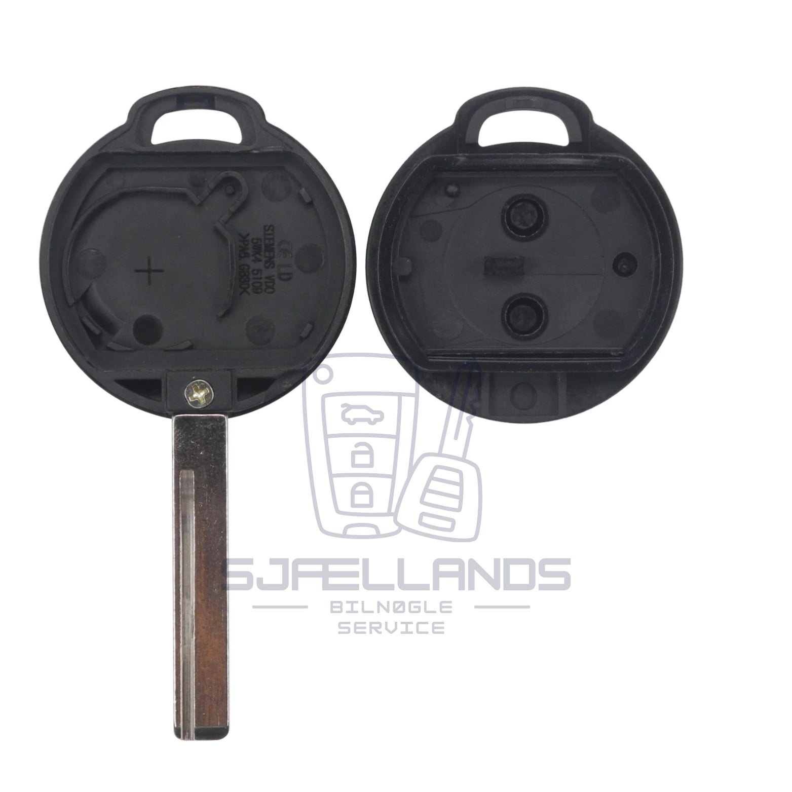 Nøglehus til Mitsubishi – 2 Knapper (Uden elektronik)