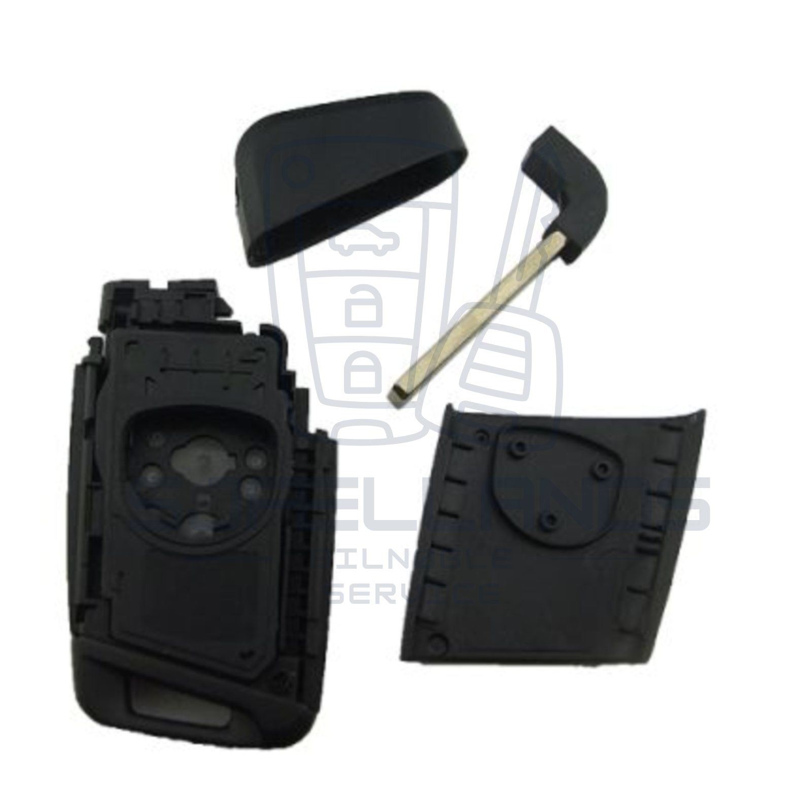Volkswagen / SKODA / SEAT / VAG Nøglehus / Nøgleskal – 3 knapper (HU162 nøgleblad)