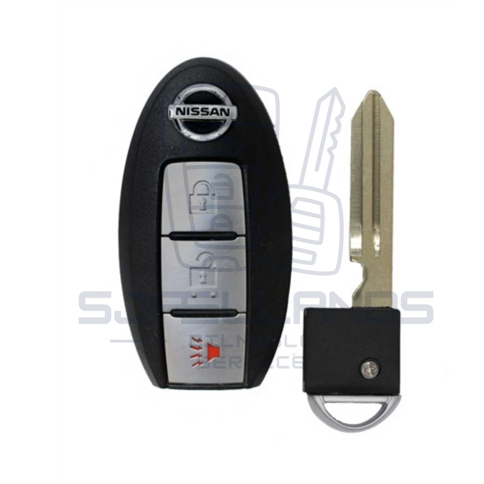 Nissan / Infiniti Keyless Nøglehus – 3 eller 4 knapper