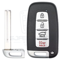 Hyundai / Kia Smart Key Nøglehus – 3 eller 4 knapper (TOY40 / HYN14R)