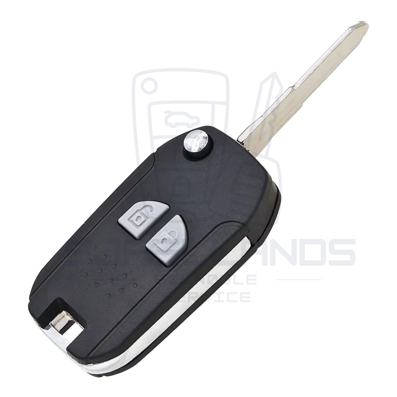 Suzuki opgraderings-nøglehus / flip-nøgleskal – 2 knapper (Ombygning)