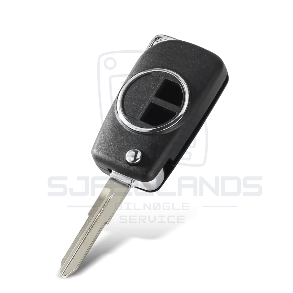 Suzuki opgraderings-nøglehus / nøgleskal – 2 knapper (Ombygning)