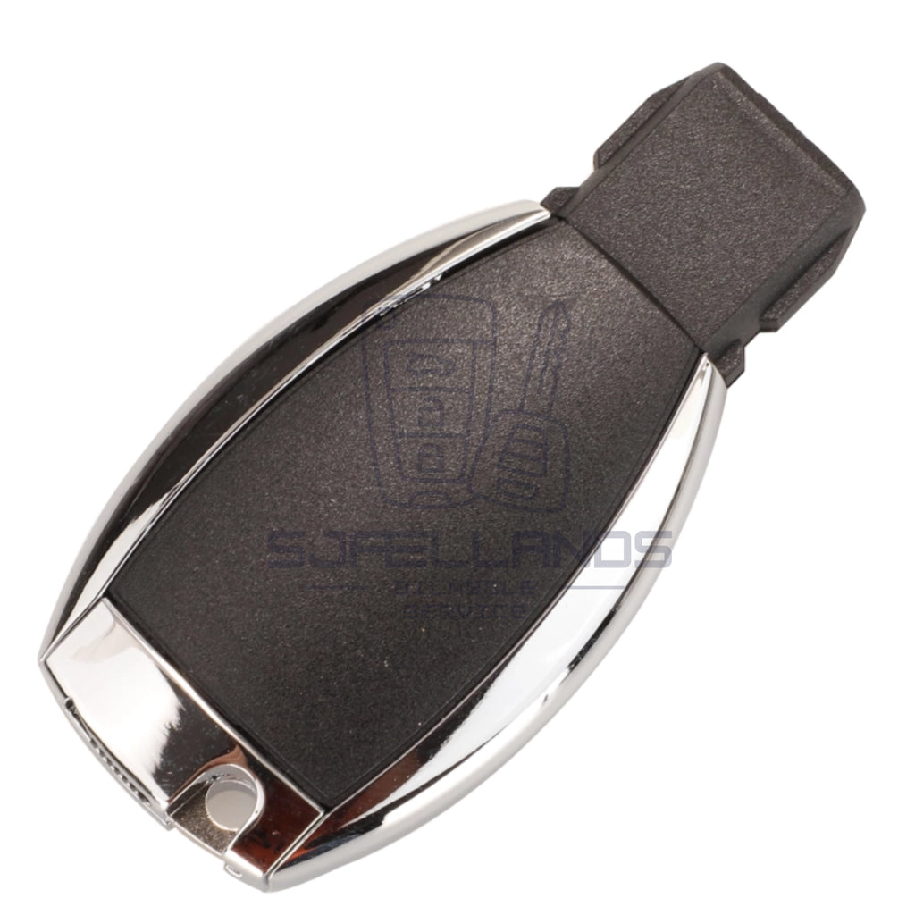 Mercedes-Benz Nøglehus – 3 knapper (uden elektronik) (M. to batteriklemmer)