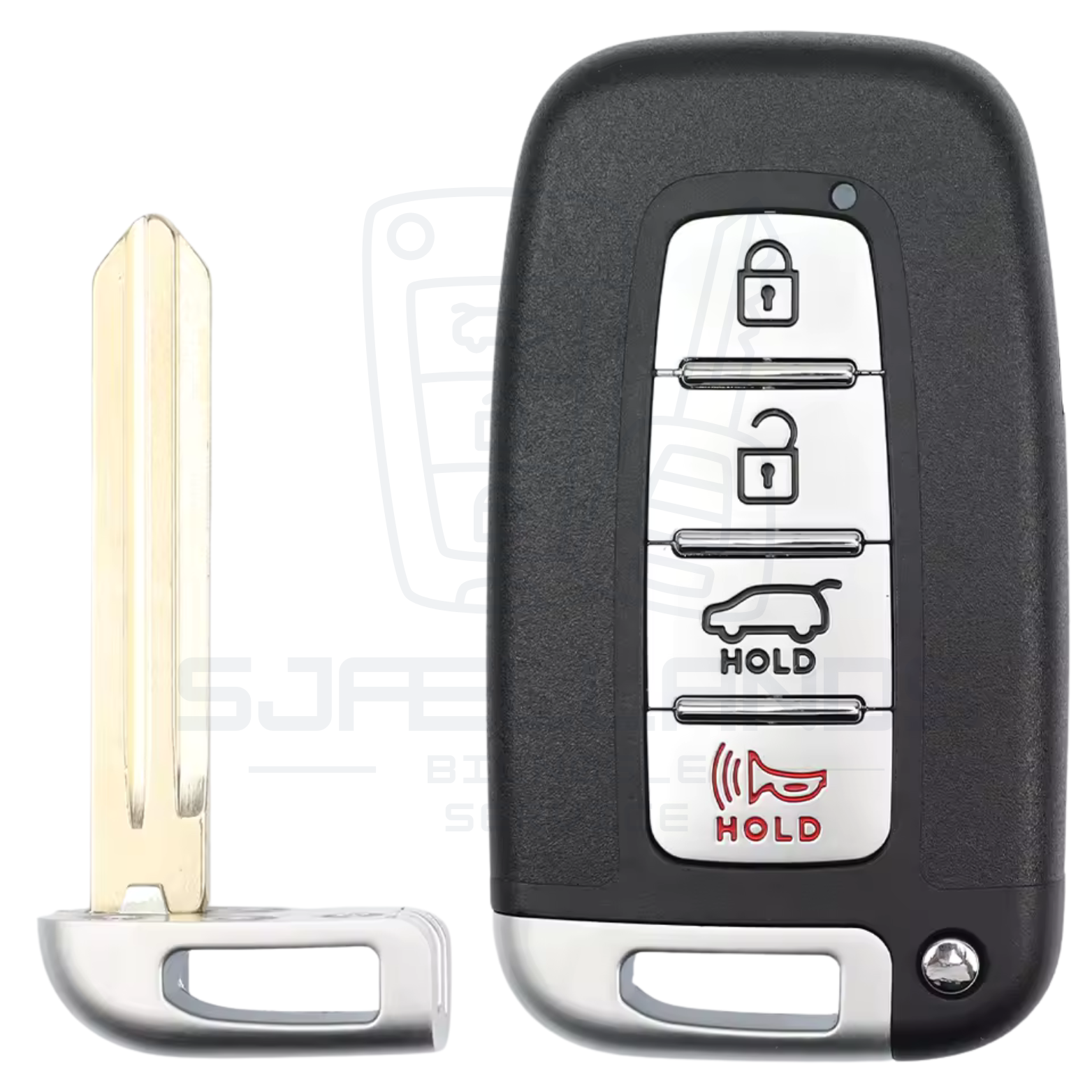 Hyundai / Kia Smart Key Nøglehus – 3 eller 4 knapper (TOY40 / HYN14R)