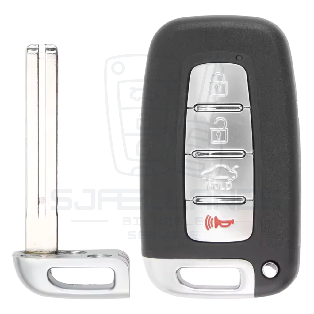 Hyundai / Kia Smart Key Nøglehus – 3 eller 4 knapper (TOY40 / HYN14R)