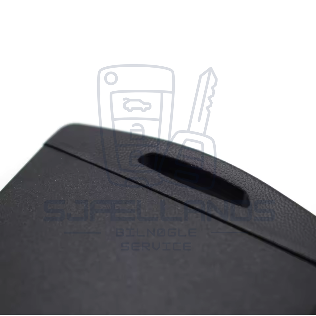 Renault Smart Key Card – 4 knapper (Erstatnings-nøglehus med lille nødblad)