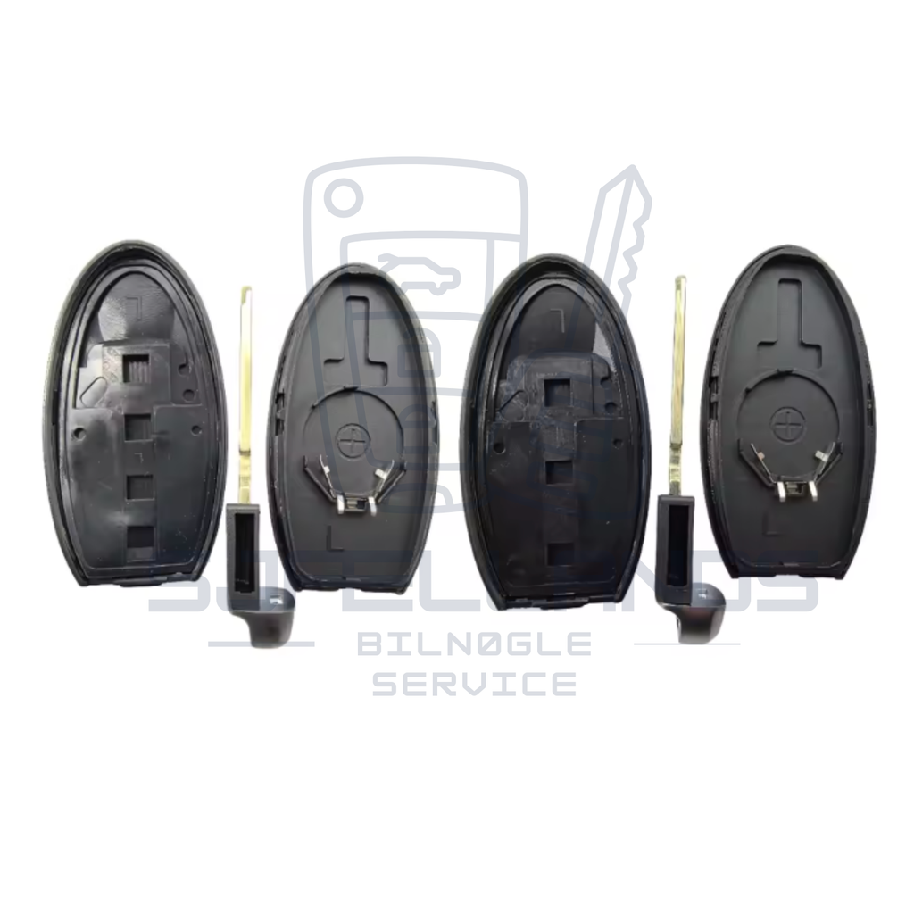 Nissan / Infiniti Keyless Nøglehus – 3 eller 4 knapper
