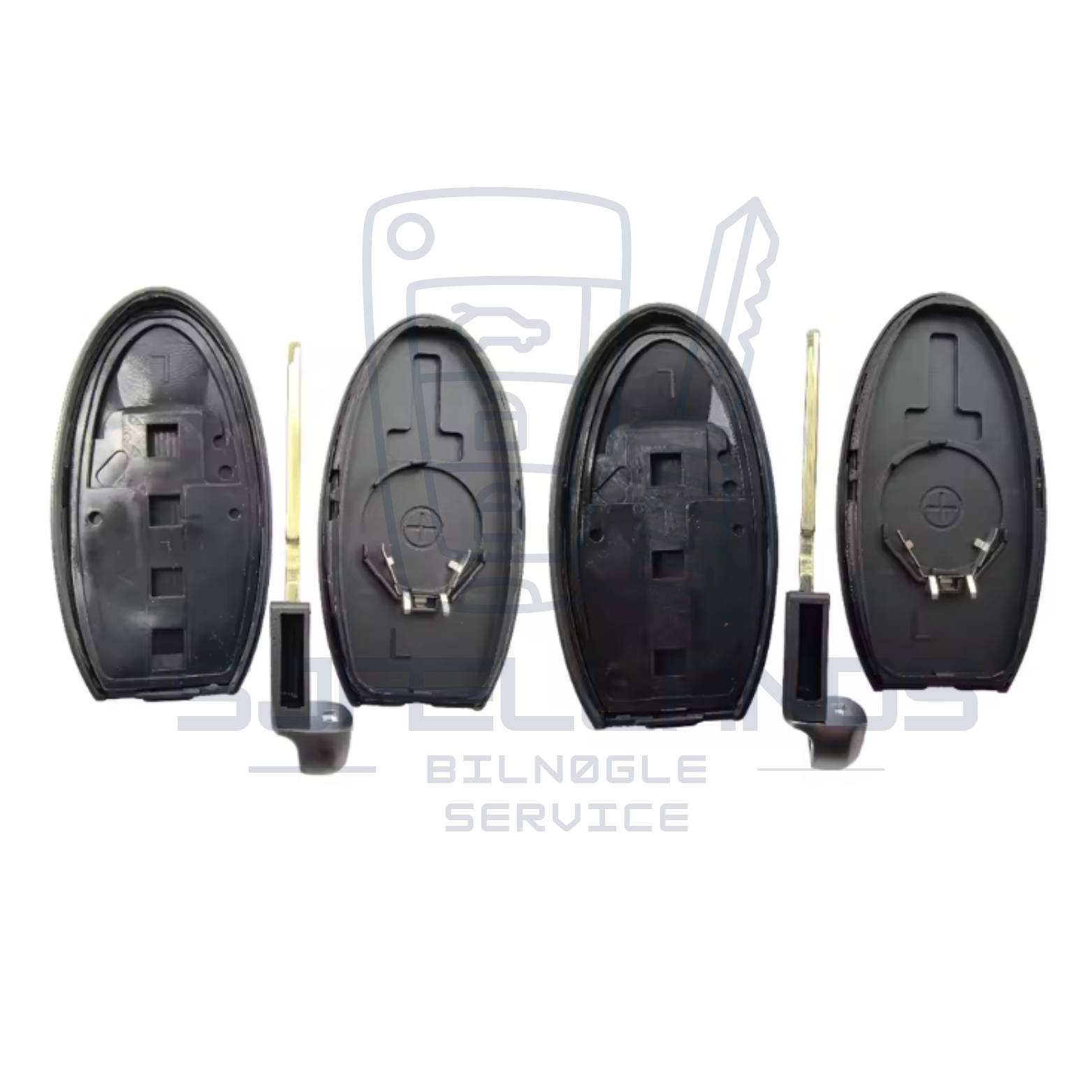Nissan / Infiniti Keyless Nøglehus – 3 eller 4 knapper