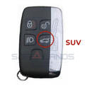 Jaguar / Land Rover nøglehus / nøgleskal – Keyless Smartkey (5 knapper)