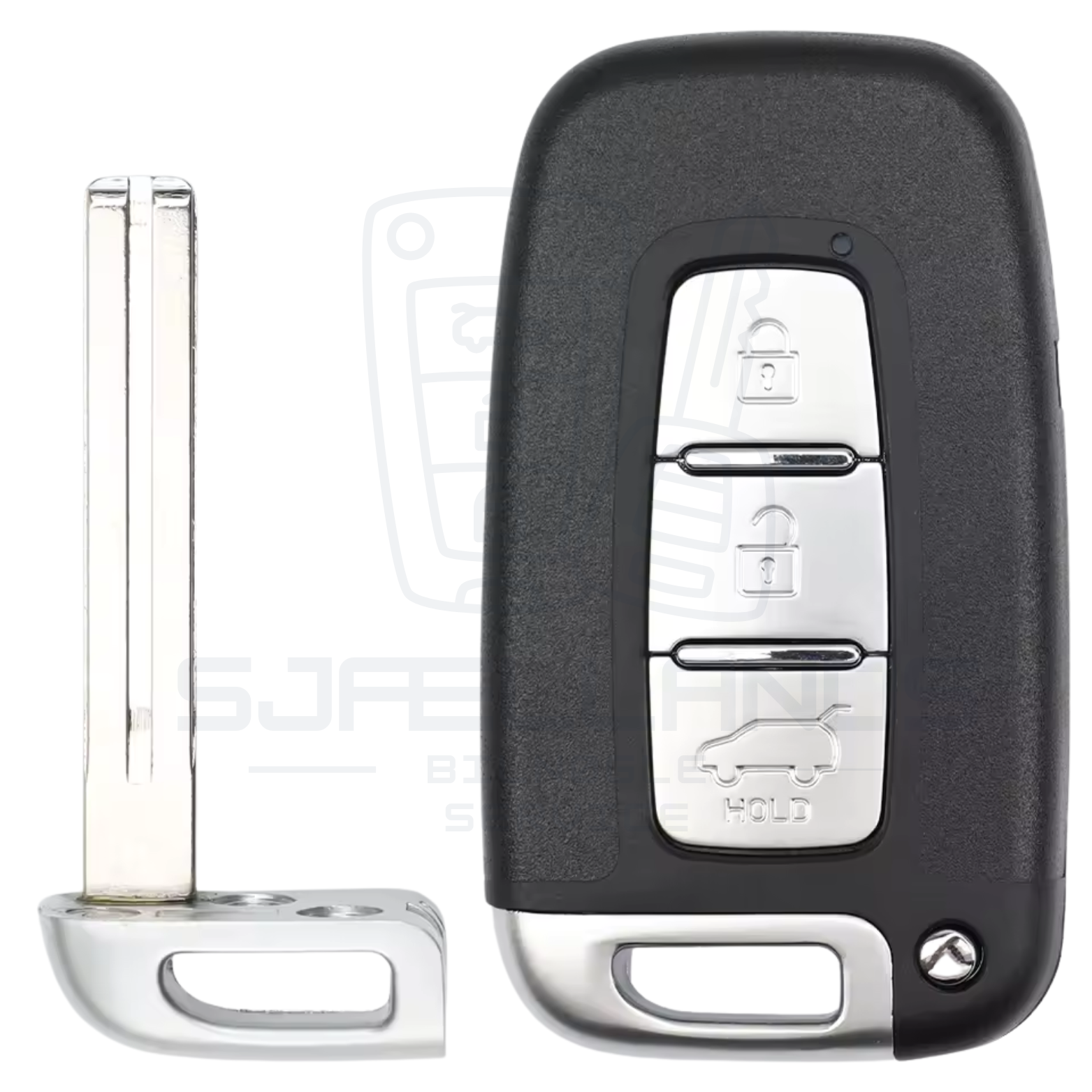 Hyundai / Kia Smart Key Nøglehus – 3 eller 4 knapper (TOY40 / HYN14R)