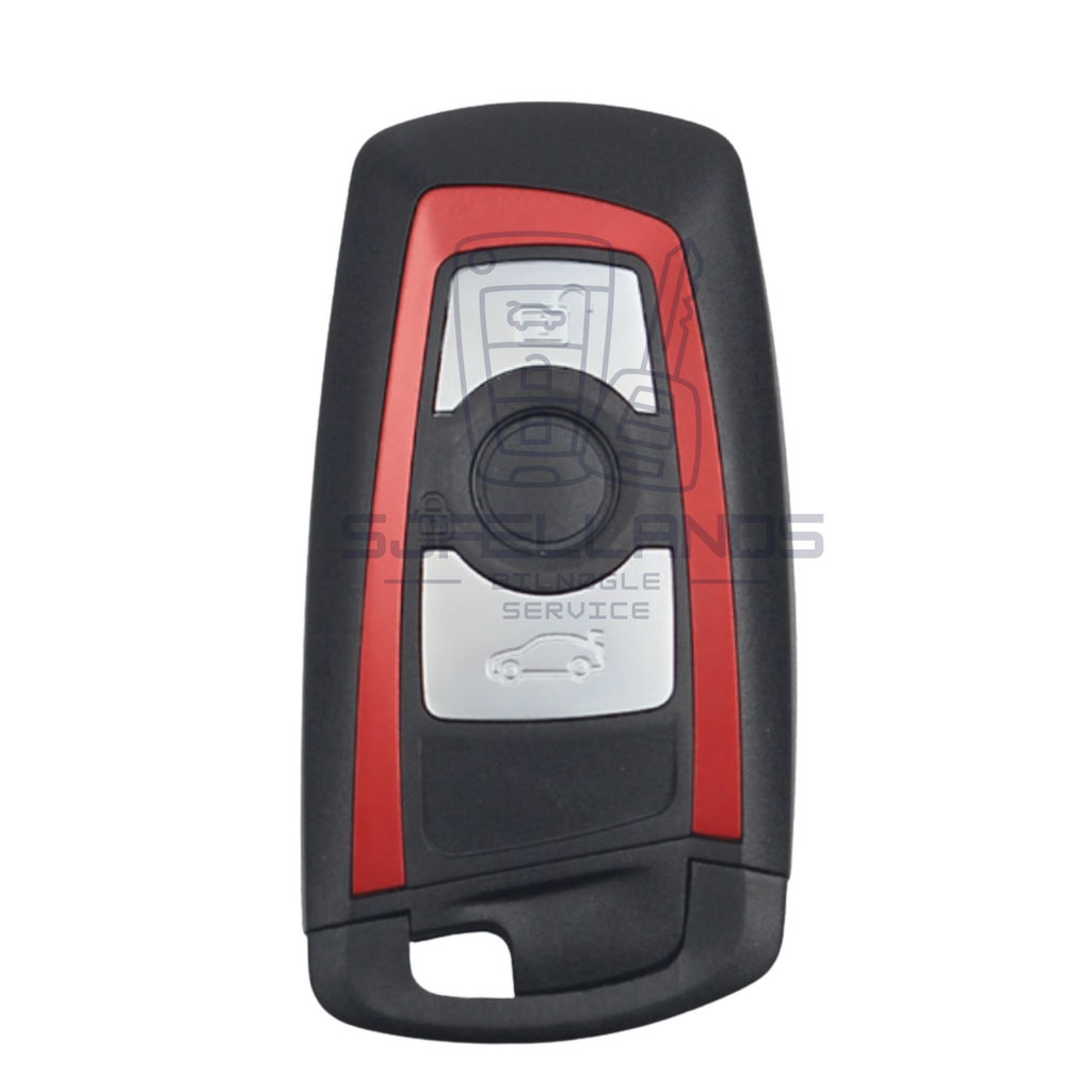 BMW Nøglehus - 3 Knapper (Rød eller Blå)