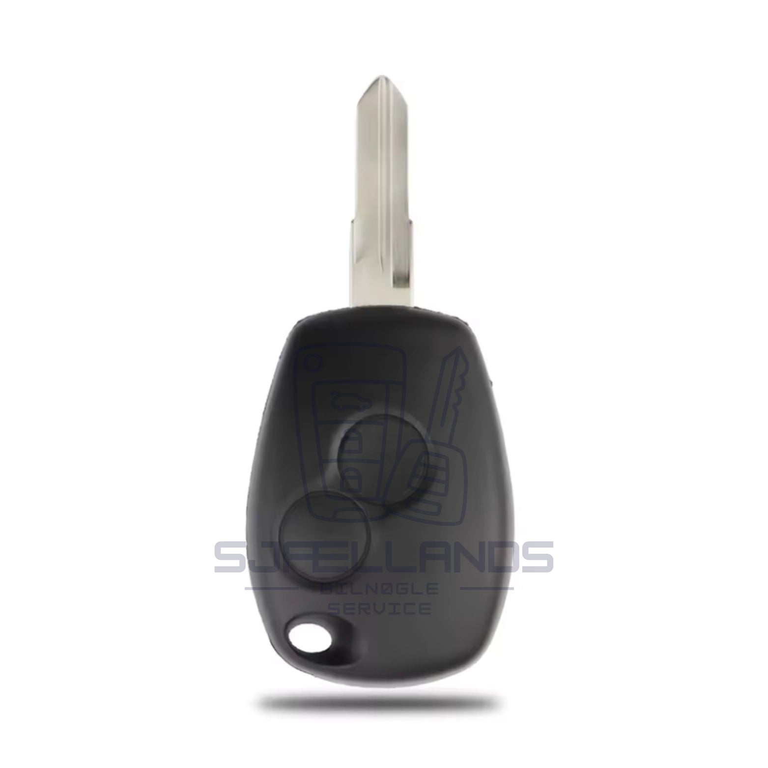 Renault Nøglehus – 2 Knapper VAC102 (Uden elektronik)