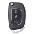 Fjernbetjenings nøgleskal 3 knapper til Hyundai HB20 / Santa Fe IX35 IX45 / Accent i40 / Solaris