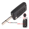 Peugeot/Citroen (3 Knapper) - VA2 Uden Rille (Ce0536 med Batteriholder)
