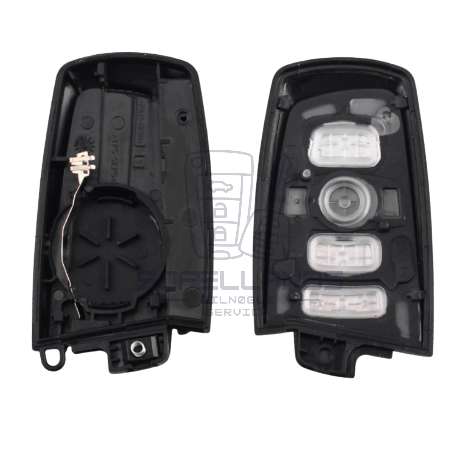 BMW Nøglehus - 3 Knapper (Rød eller Blå)